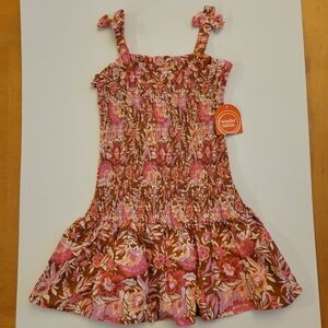 NEW Wonder Nation Floral Dress - Girls Size 5T